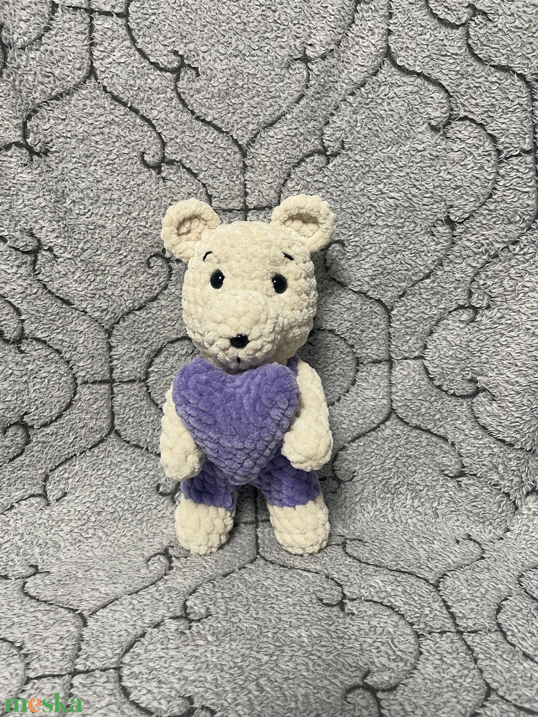 Horgolt maci - játék & sport - plüssállat & játékfigura - maci - Meska.hu