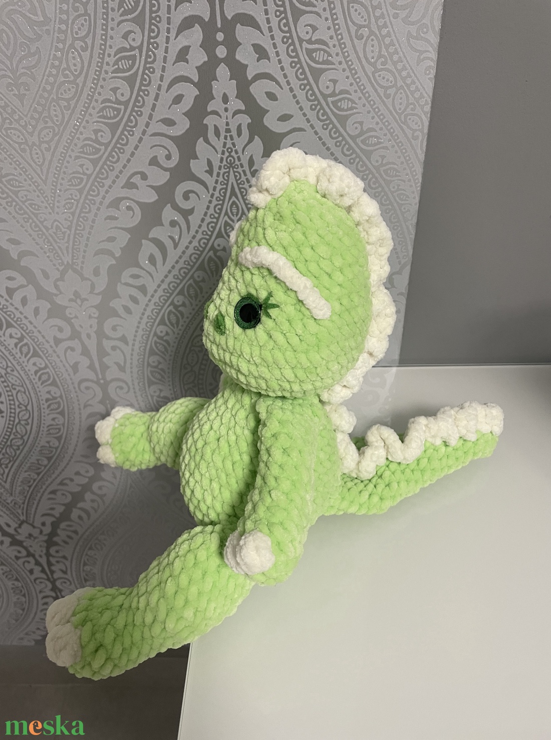 Horgolt dinó - játék & sport - plüssállat & játékfigura - plüss dínók - Meska.hu