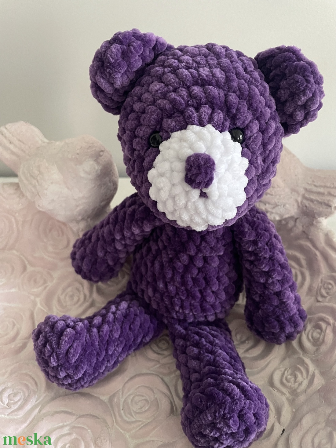 Horgolt maci - játék & sport - plüssállat & játékfigura - maci - Meska.hu