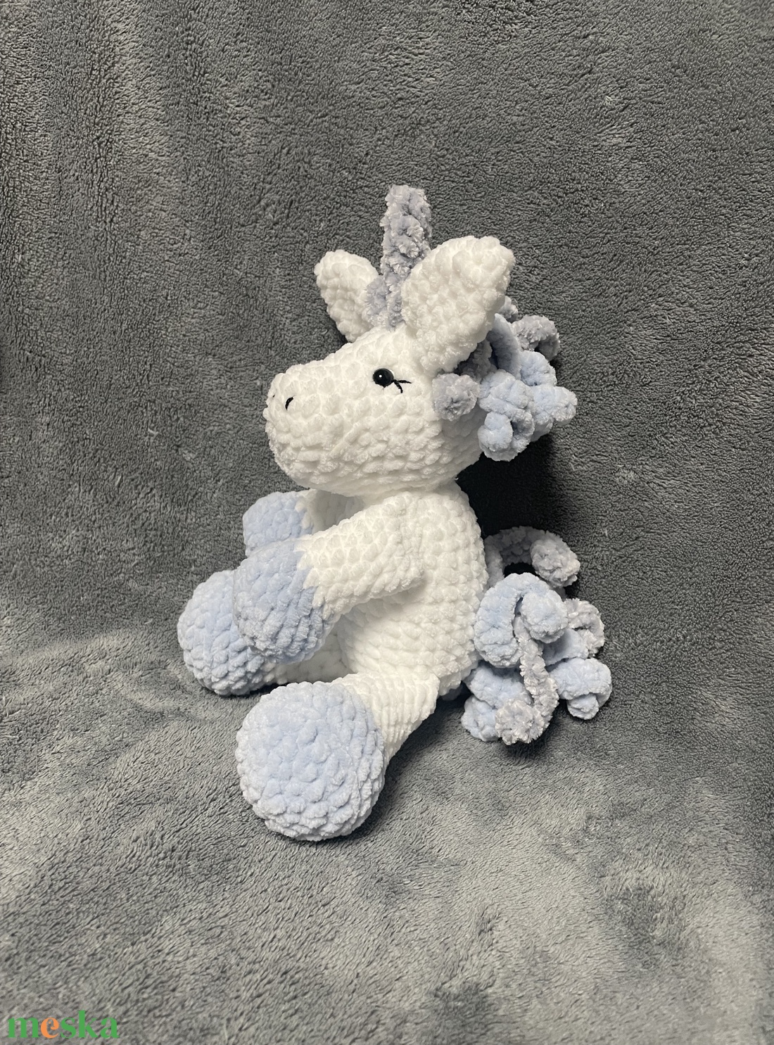 Horgolt unikornis - játék & sport - plüssállat & játékfigura - plüss mesefigurák - Meska.hu