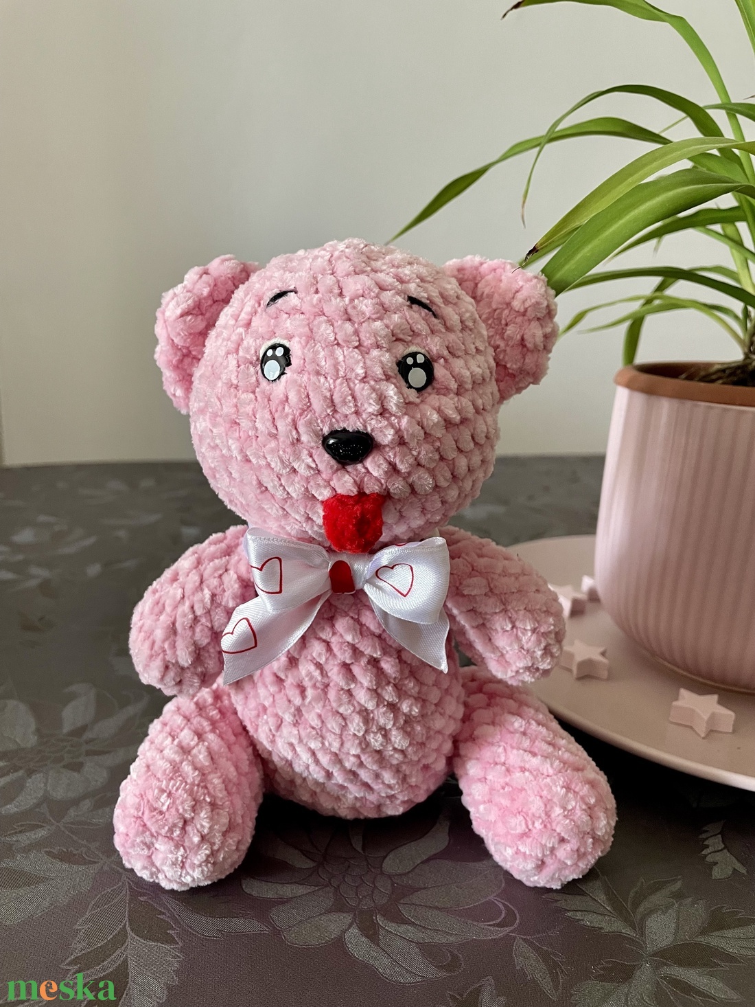 Horgolt maci - játék & sport - plüssállat & játékfigura - maci - Meska.hu