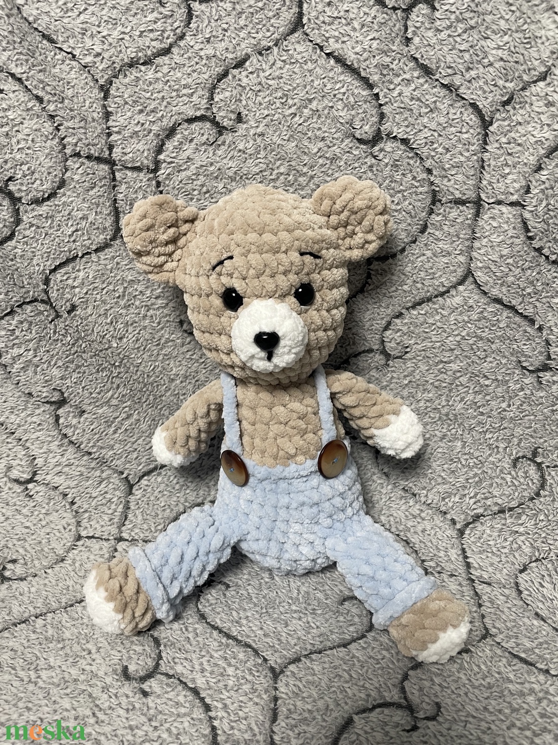 Horgolt maci - játék & sport - plüssállat & játékfigura - maci - Meska.hu