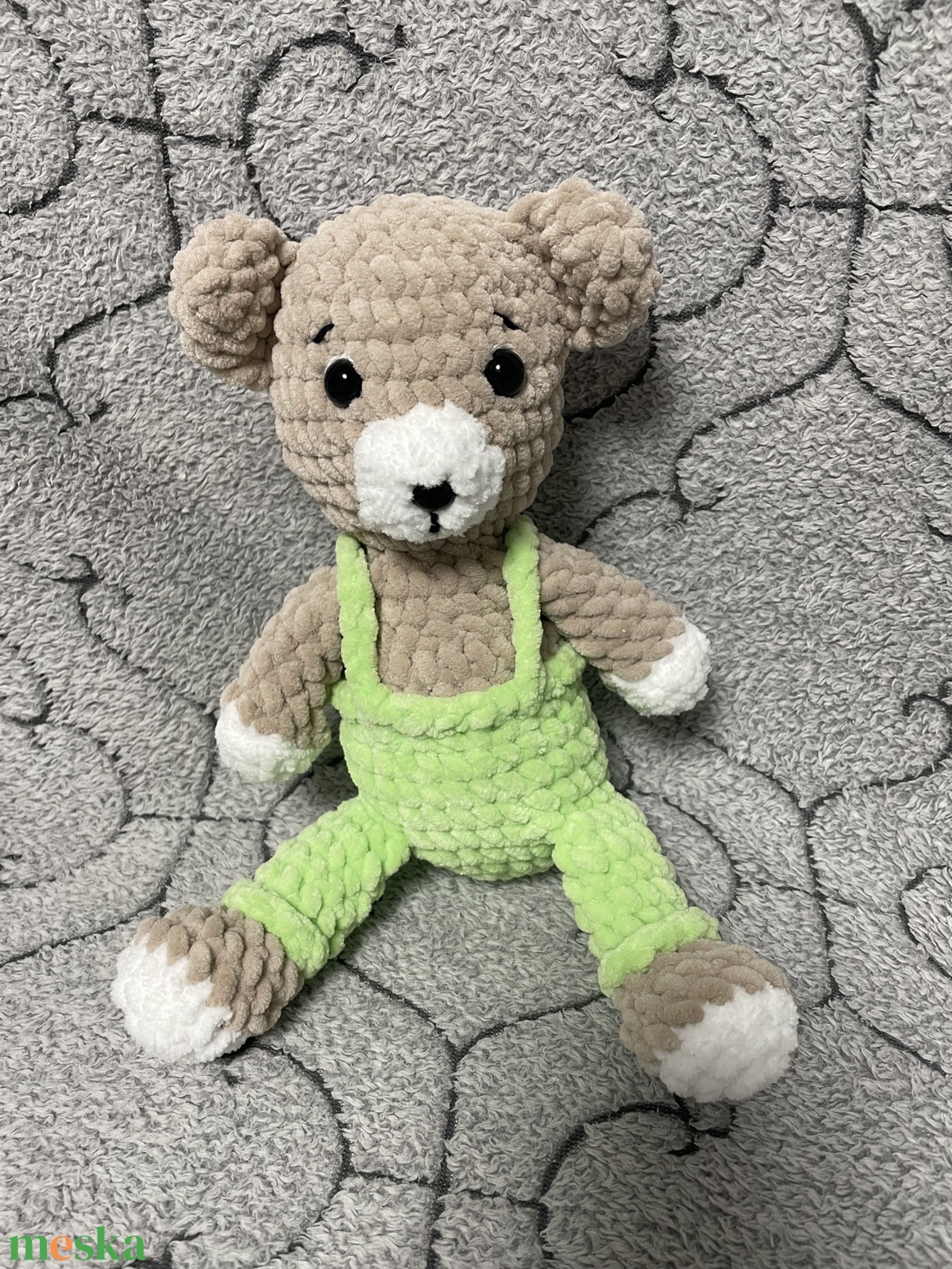 Horgolt maci - játék & sport - plüssállat & játékfigura - maci - Meska.hu