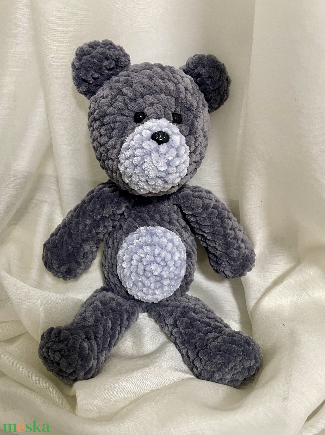 Horgolt maci - játék & sport - plüssállat & játékfigura - maci - Meska.hu