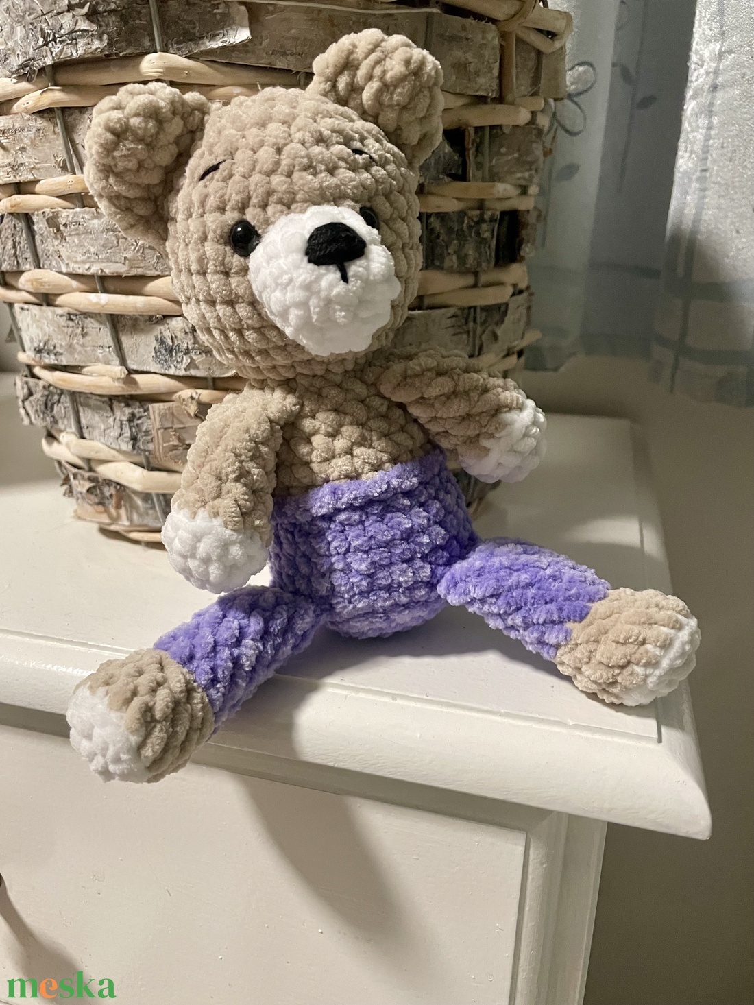 Horgolt maci - játék & sport - plüssállat & játékfigura - maci - Meska.hu