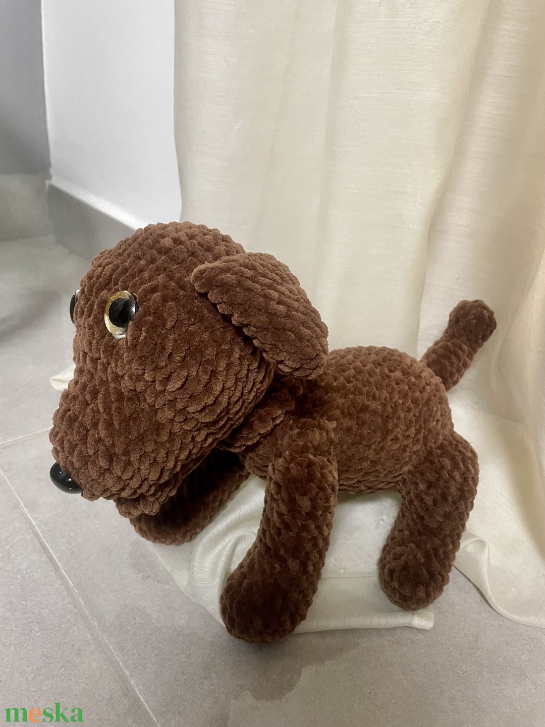 Horgolt kutyus - játék & sport - plüssállat & játékfigura - kutya - Meska.hu