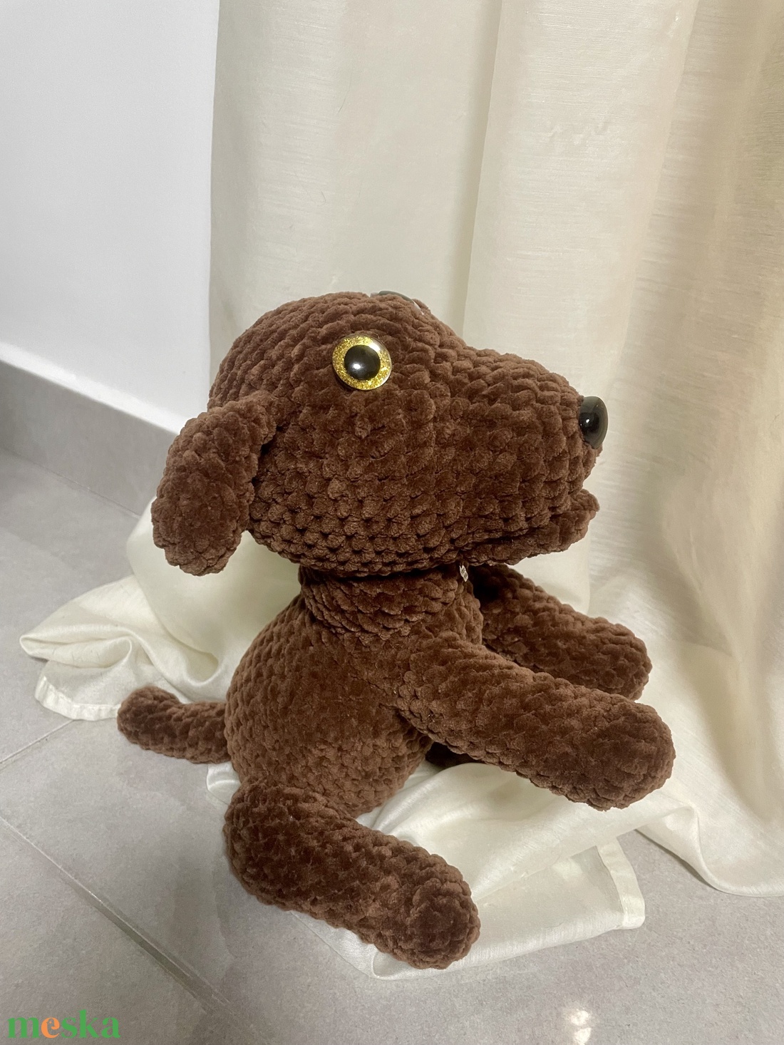 Horgolt kutyus - játék & sport - plüssállat & játékfigura - kutya - Meska.hu