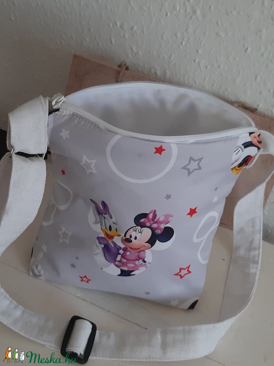 Minnie egeres válltáska - táska & tok - kézitáska & válltáska - vállon átvethető táska - Meska.hu