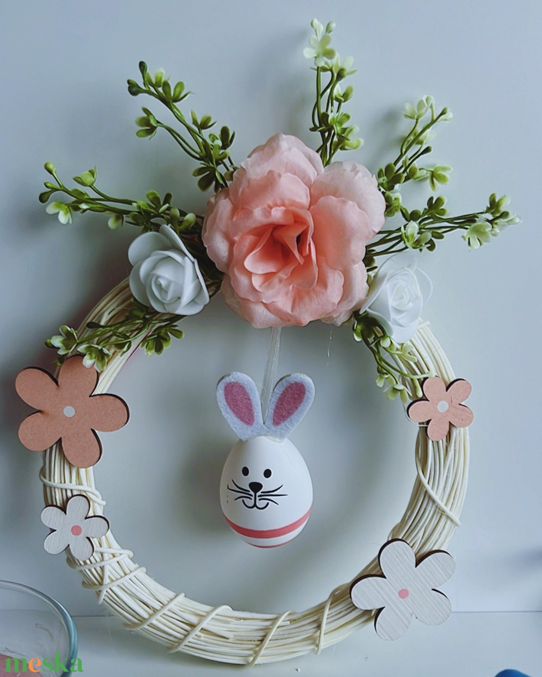 Húsvéti ajtókopogtató - otthon & életmód - dekoráció - ajtó- és ablak dekoráció - ablakdísz - Meska.hu