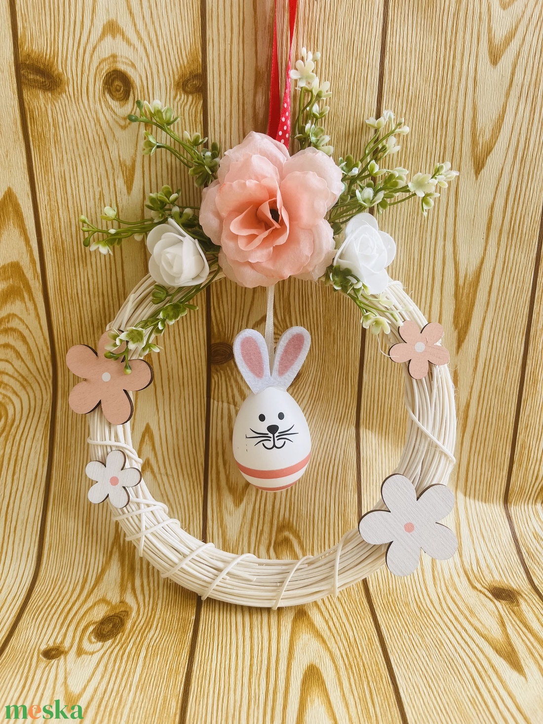 Húsvéti ajtókopogtató - otthon & életmód - dekoráció - ajtó- és ablak dekoráció - ablakdísz - Meska.hu