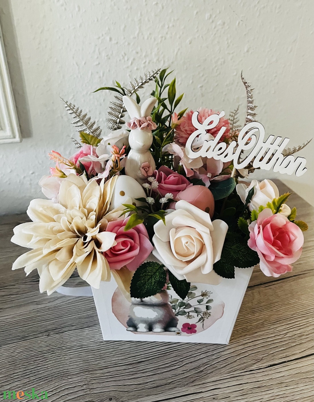 Tavaszi asztal dísz  - otthon & életmód - dekoráció - asztal és polc dekoráció - asztaldísz - Meska.hu