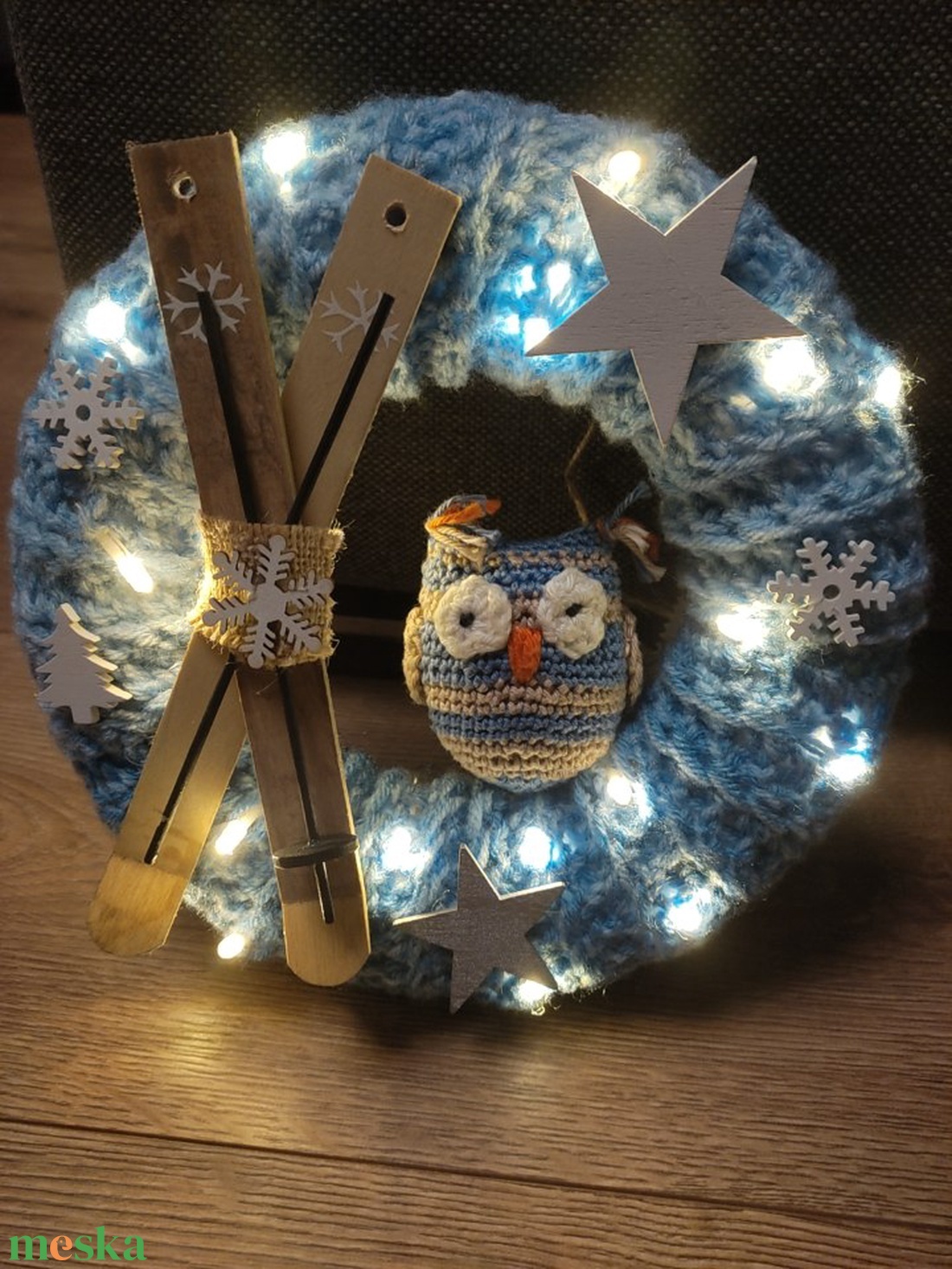 Világító ajtódísz - otthon & életmód - dekoráció - dísztárgy - Meska.hu