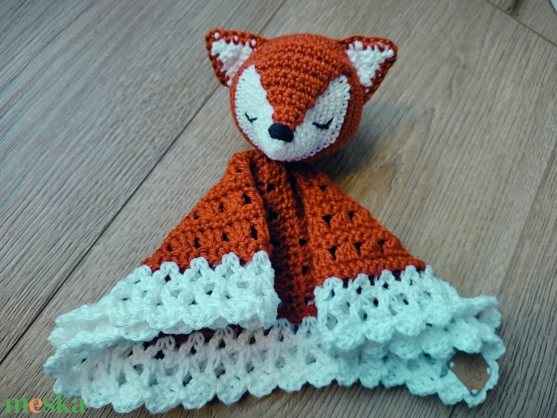 Róka szundikendő - baba - mama - babalátogató ajándékcsomag - Meska.hu