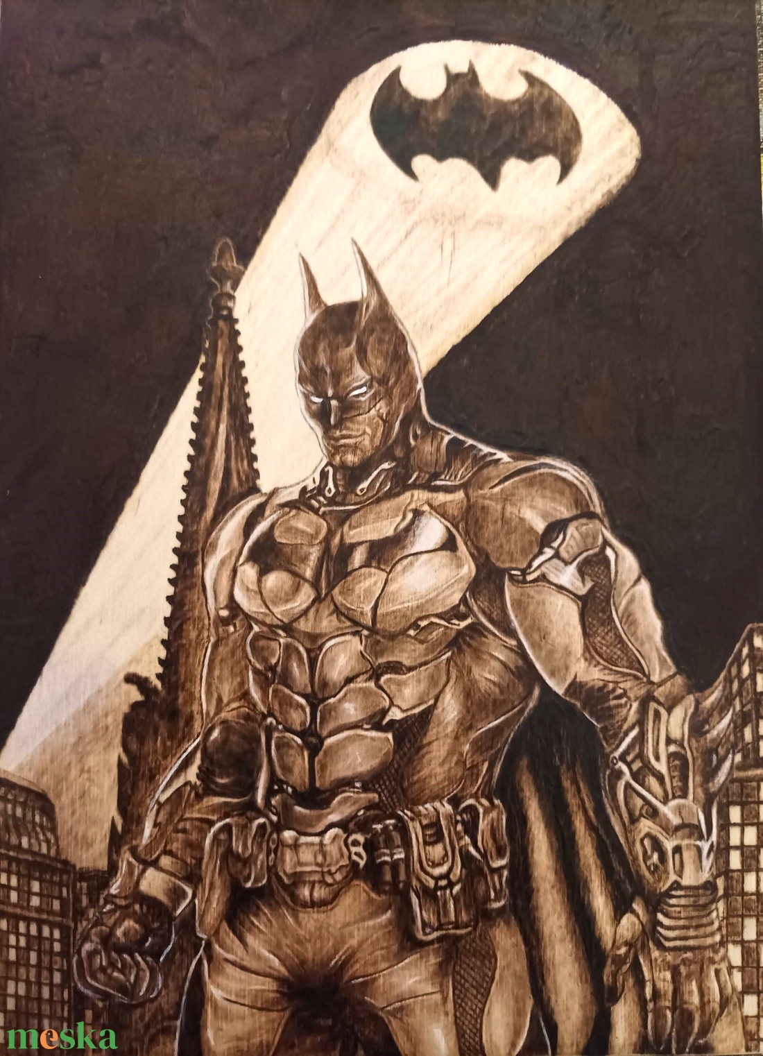 Batman - Gotham sötét lovagja - otthon & életmód - dekoráció - kép & falikép - fából készült kép - Meska.hu Batman - Gotham sötét lovagja - otthon & életmód - dekoráció - kép & falikép - fából készült kép - Meska.hu