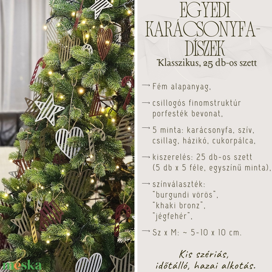 Karácsonyfadíszek - 25 db-os burgundi vörös szett - karácsony - karácsonyi lakásdekoráció - karácsonyfadíszek - Meska.hu