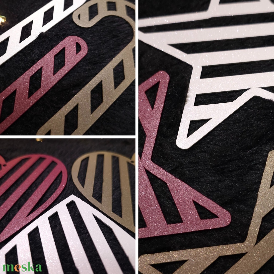 Karácsonyfadíszek - 5 db-os burgundi vörös szett - karácsony - karácsonyi lakásdekoráció - karácsonyfadíszek - Meska.hu