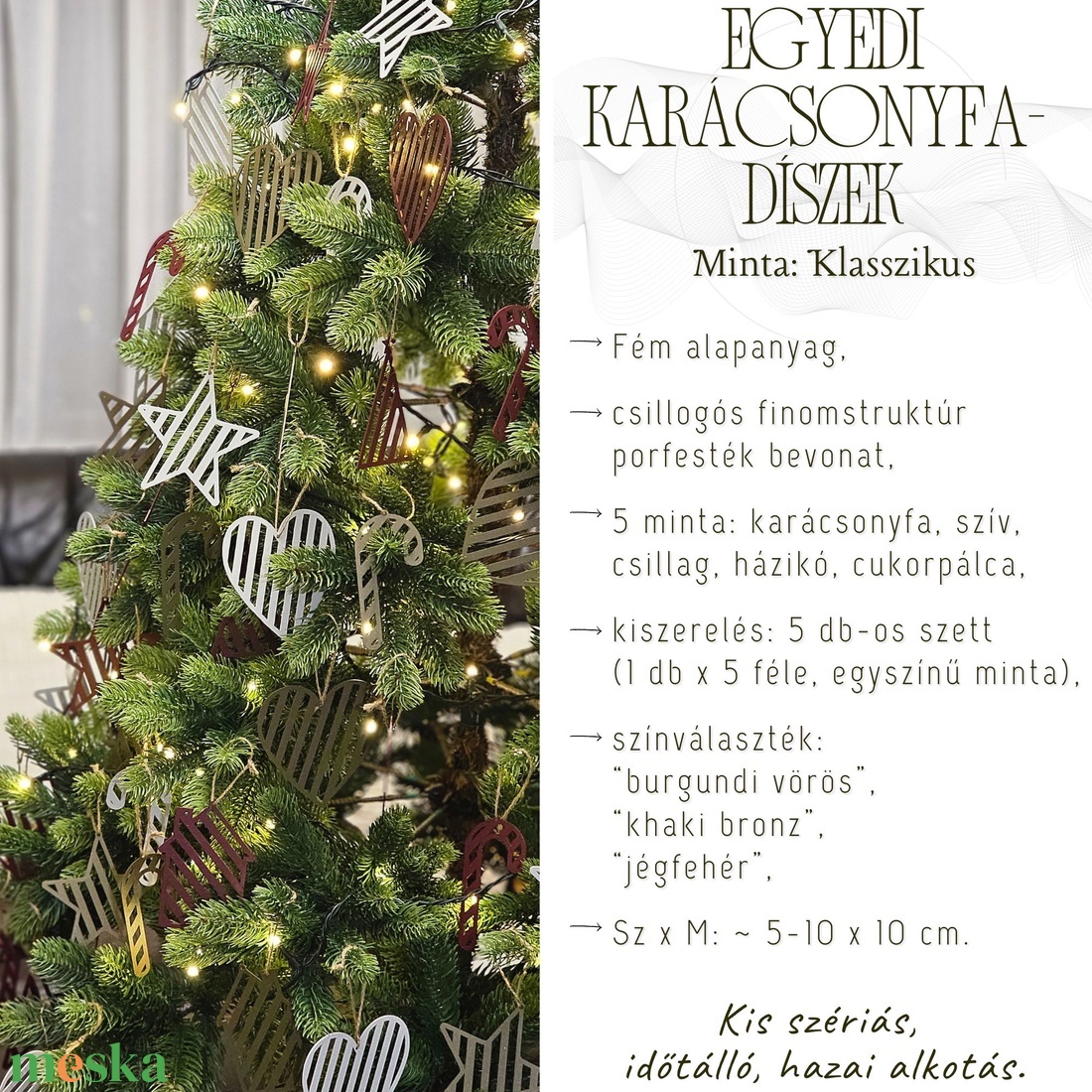 Karácsonyfadíszek - 5 db-os burgundi vörös szett - karácsony - karácsonyi lakásdekoráció - karácsonyfadíszek - Meska.hu