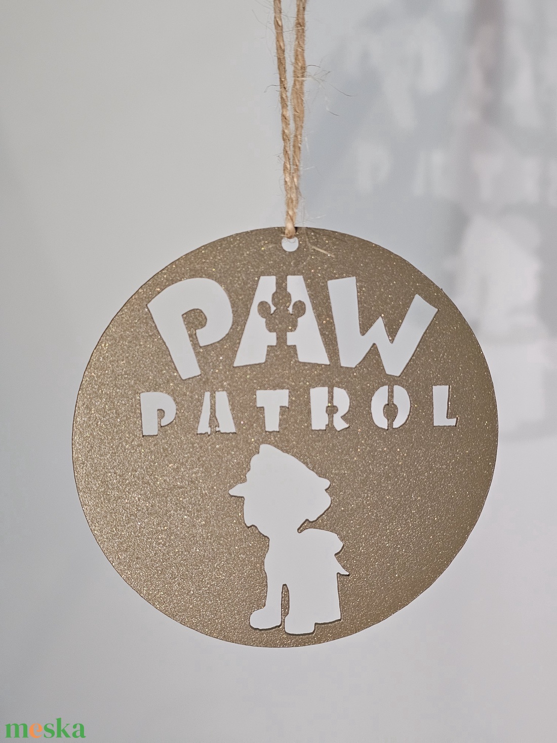 Karácsonyfadísz - Fém, 4 szín, PAW patrol - karácsony - karácsonyi lakásdekoráció - karácsonyfadíszek - Meska.hu