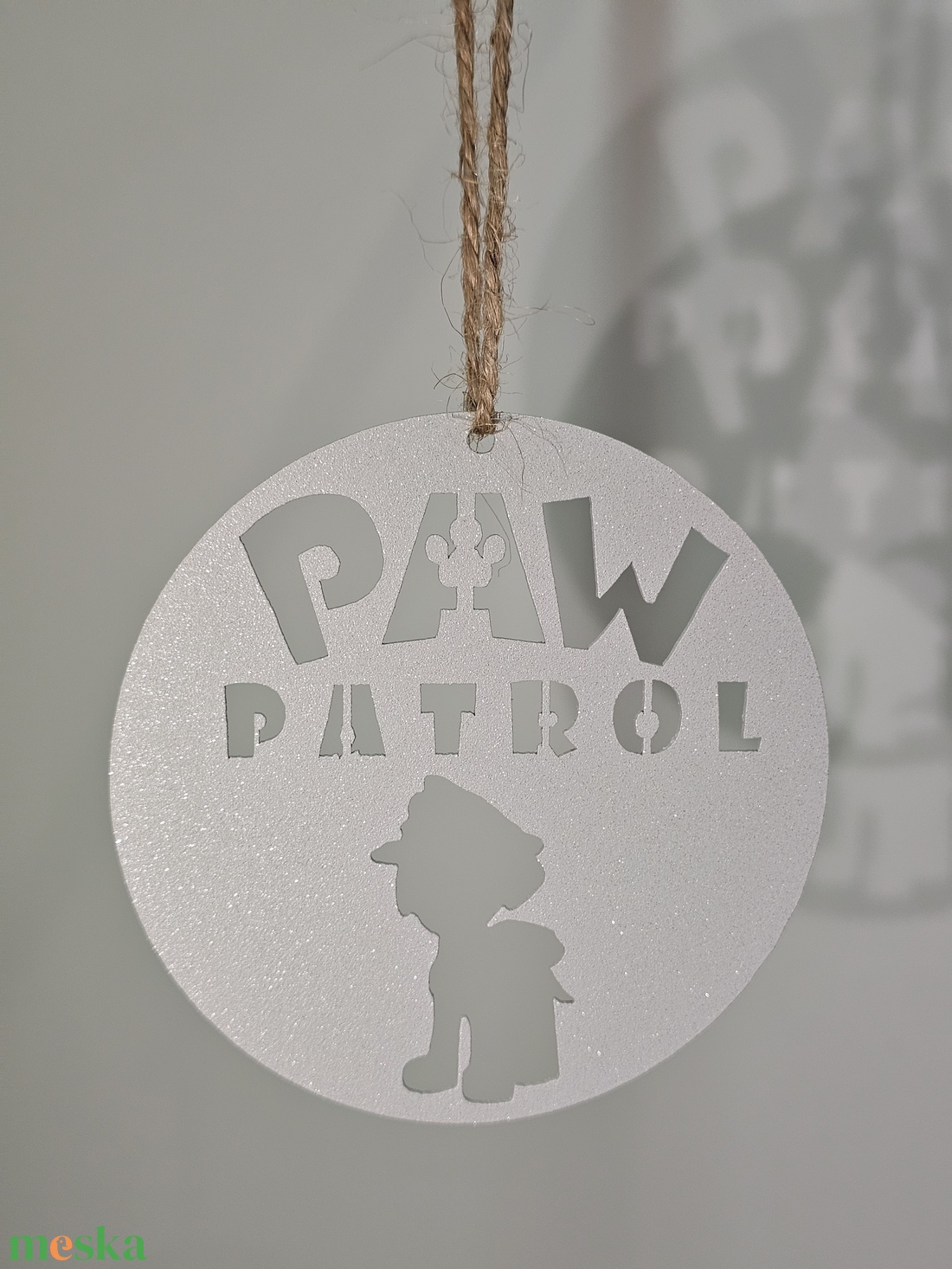 Karácsonyfadísz - Fém, 4 szín, PAW patrol - karácsony - karácsonyi lakásdekoráció - karácsonyfadíszek - Meska.hu