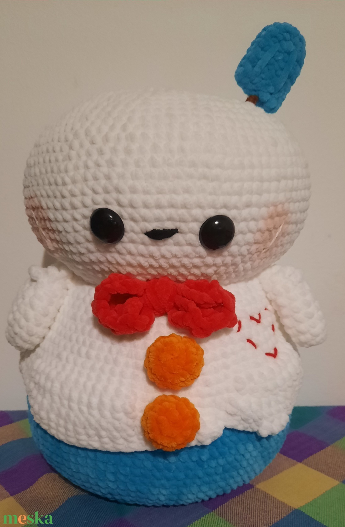 Ölelgetni való horgolt hóember (Zayne's Happy Snowman) - kellékek & szerszámok - dekorációs kellékek - figurák - Meska.hu Ölelgetni való horgolt hóember (Zayne's Happy Snowman) - kellékek & szerszámok - dekorációs kellékek - figurák - Meska.hu