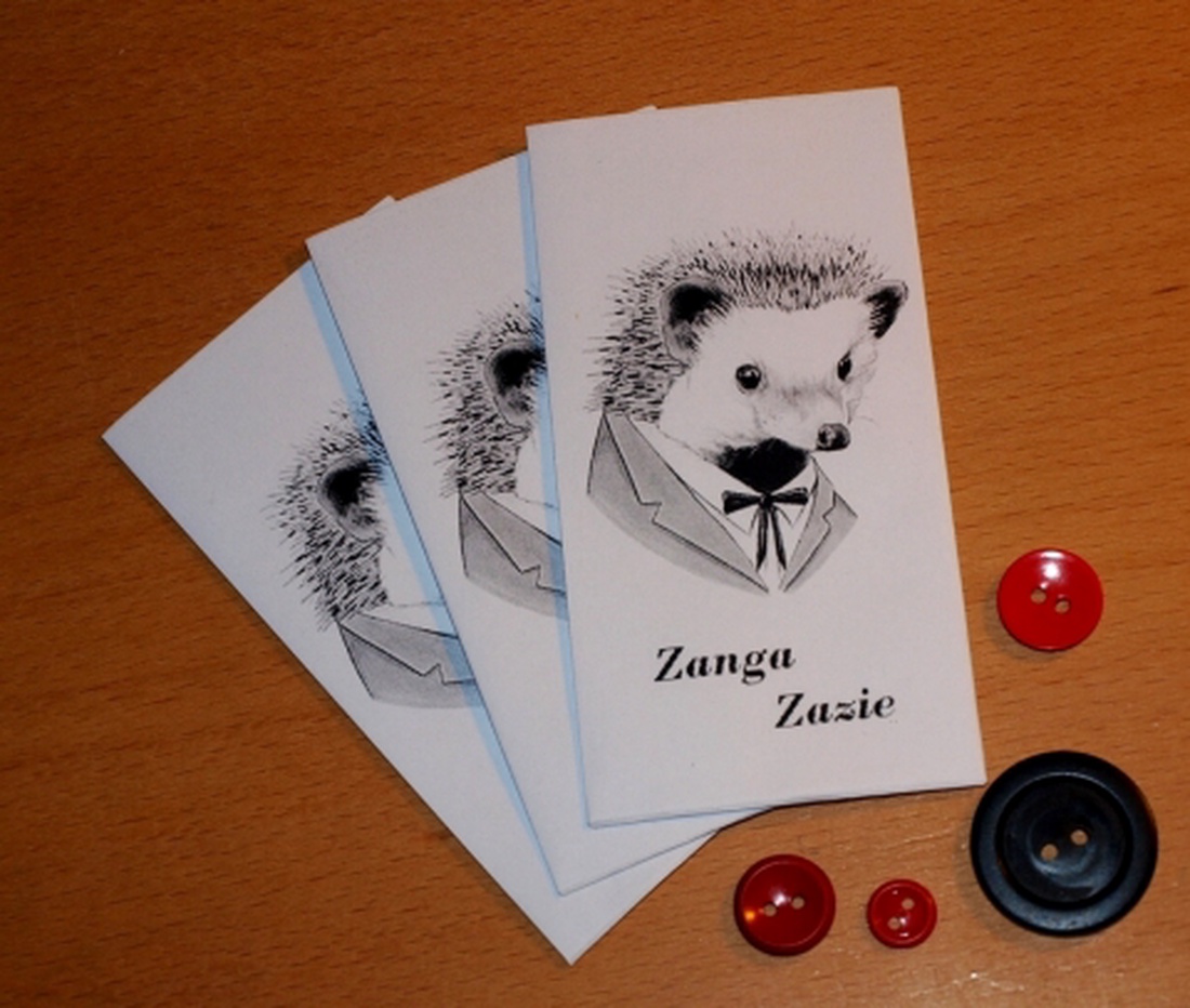 Zacskó (fekete-fehér) - kellékek & szerszámok - papír - Meska.hu