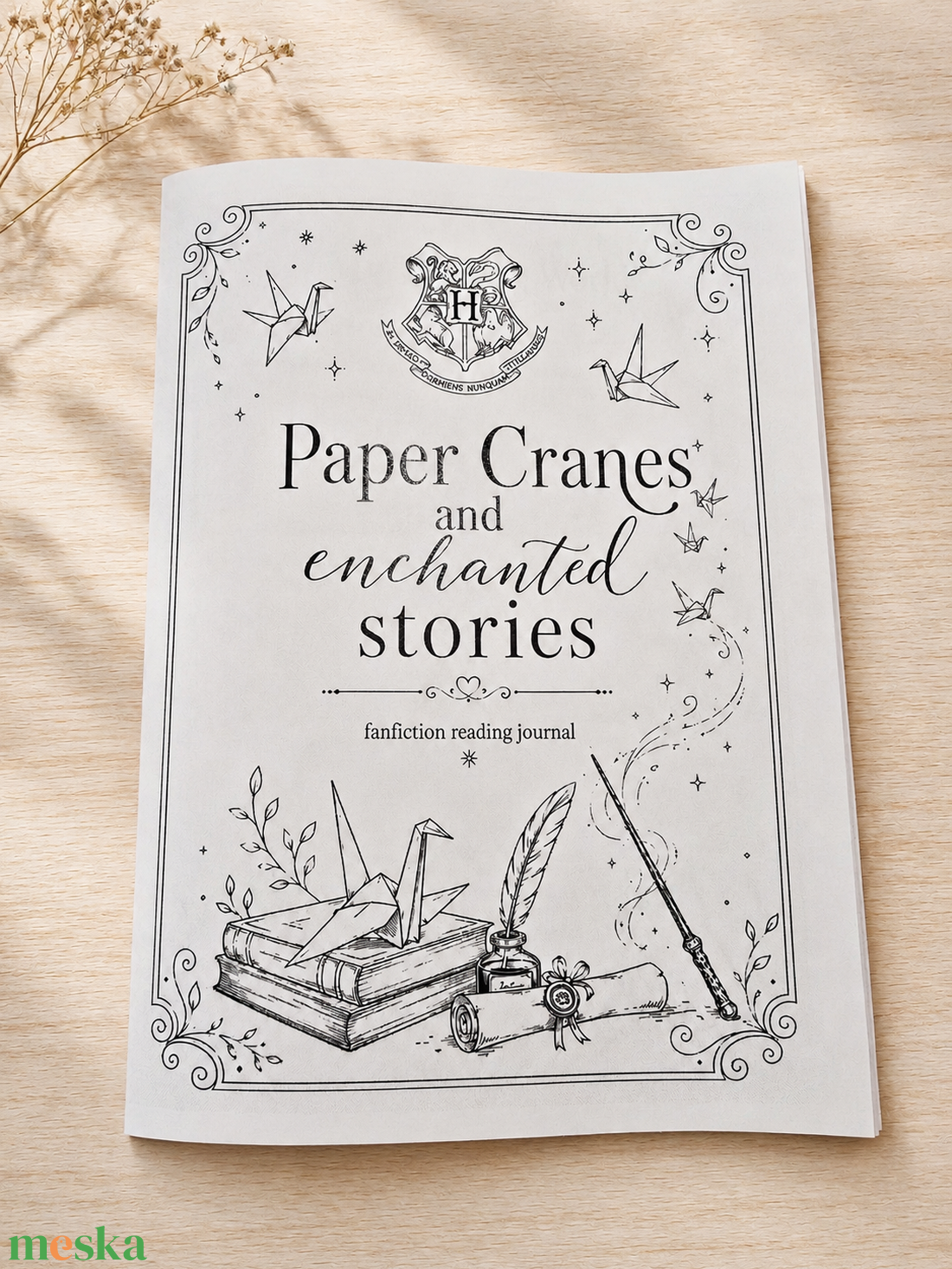 Paper Cranes and Enchanted Stories - Harry Potter, Manacled, Dramione - otthon & életmód - papír, írószer - színező - Meska.hu