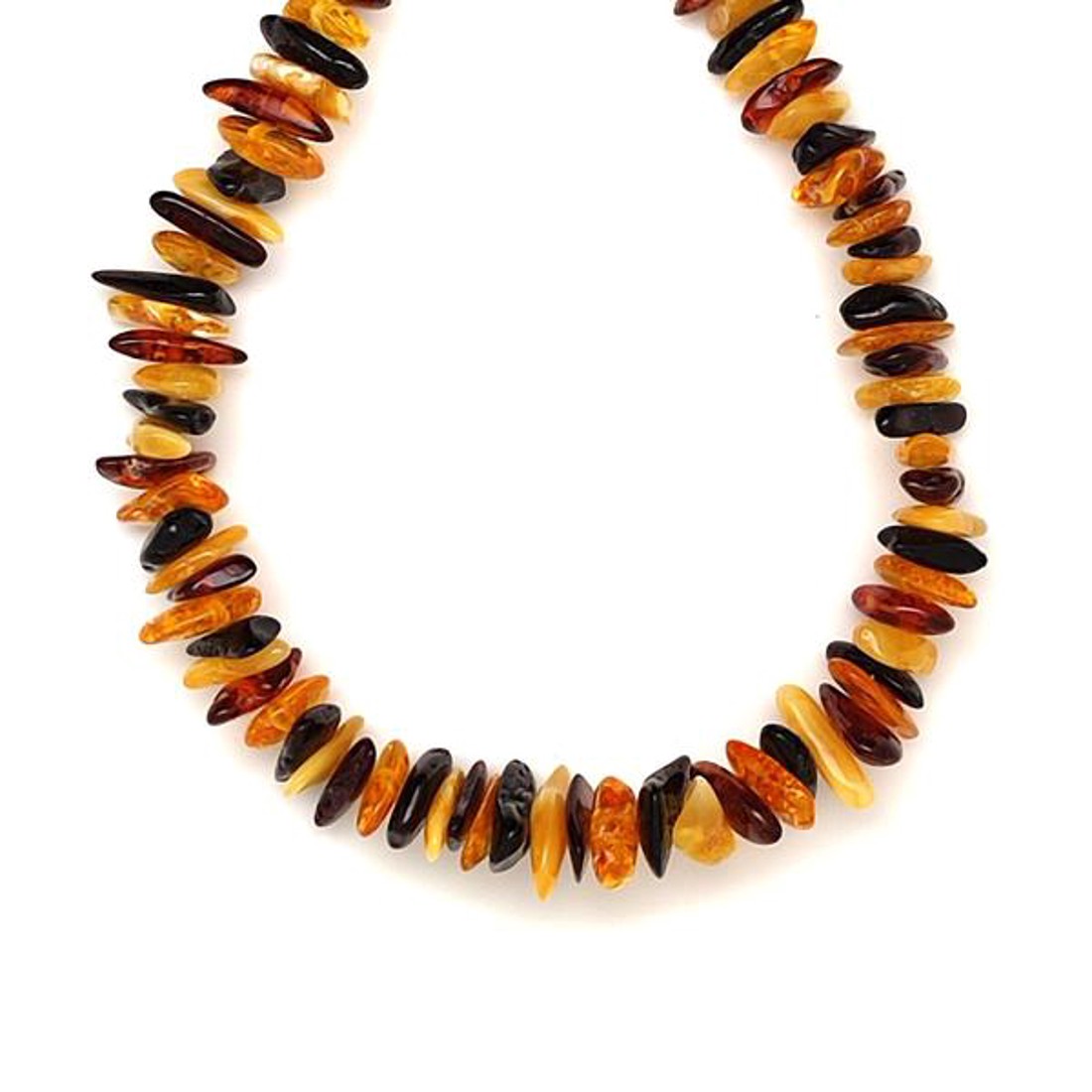 Borostyán vegyes splitter nyaklánc 55cm - kellékek & szerszámok - ásvány alapanyag - splitter - Meska.hu