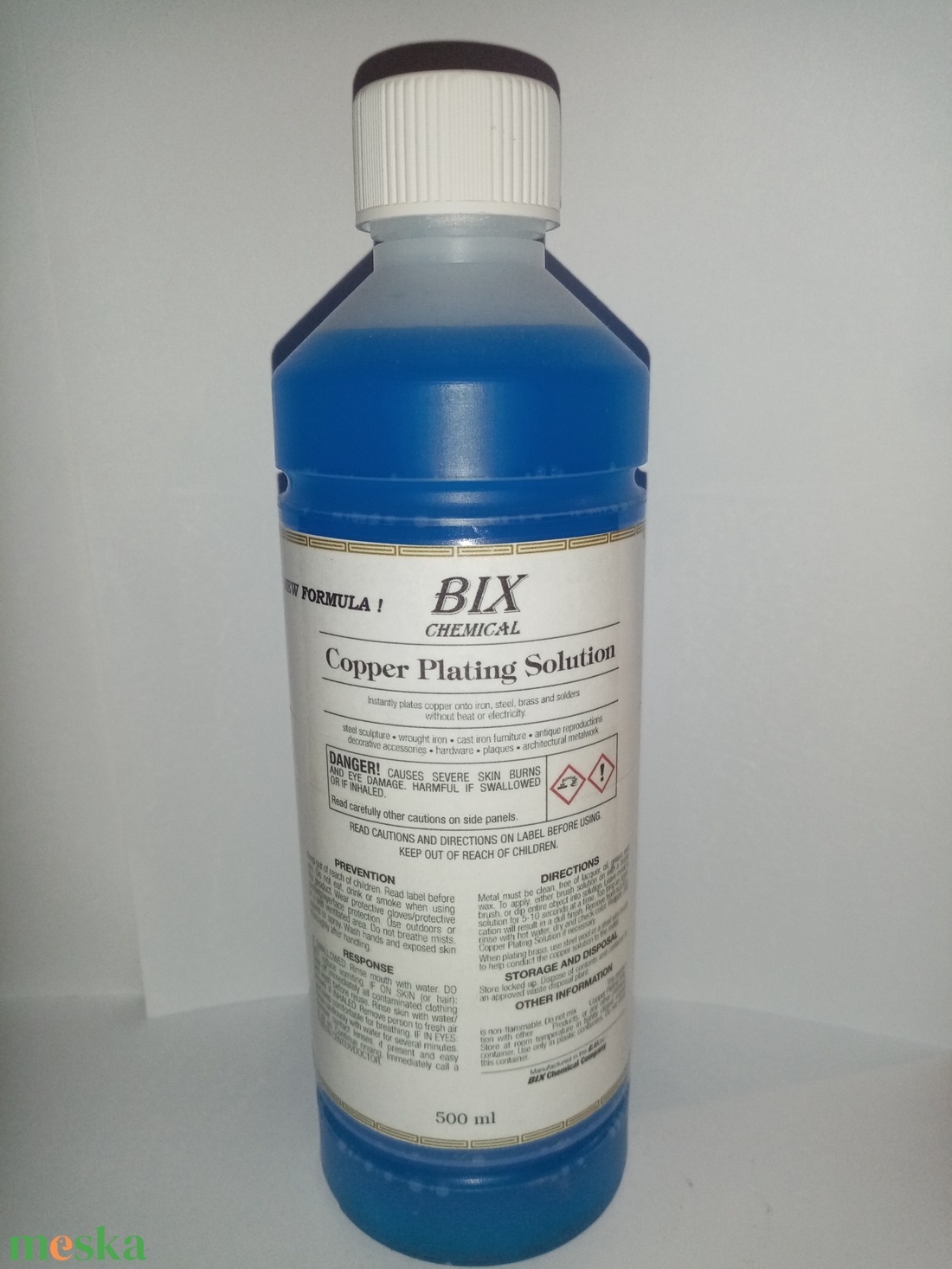 Copper plating solution, réz bevonat készítés 1000 ml - kellékek & szerszámok - vegyes alapanyag - egyéb alapanyag - Meska.hu
