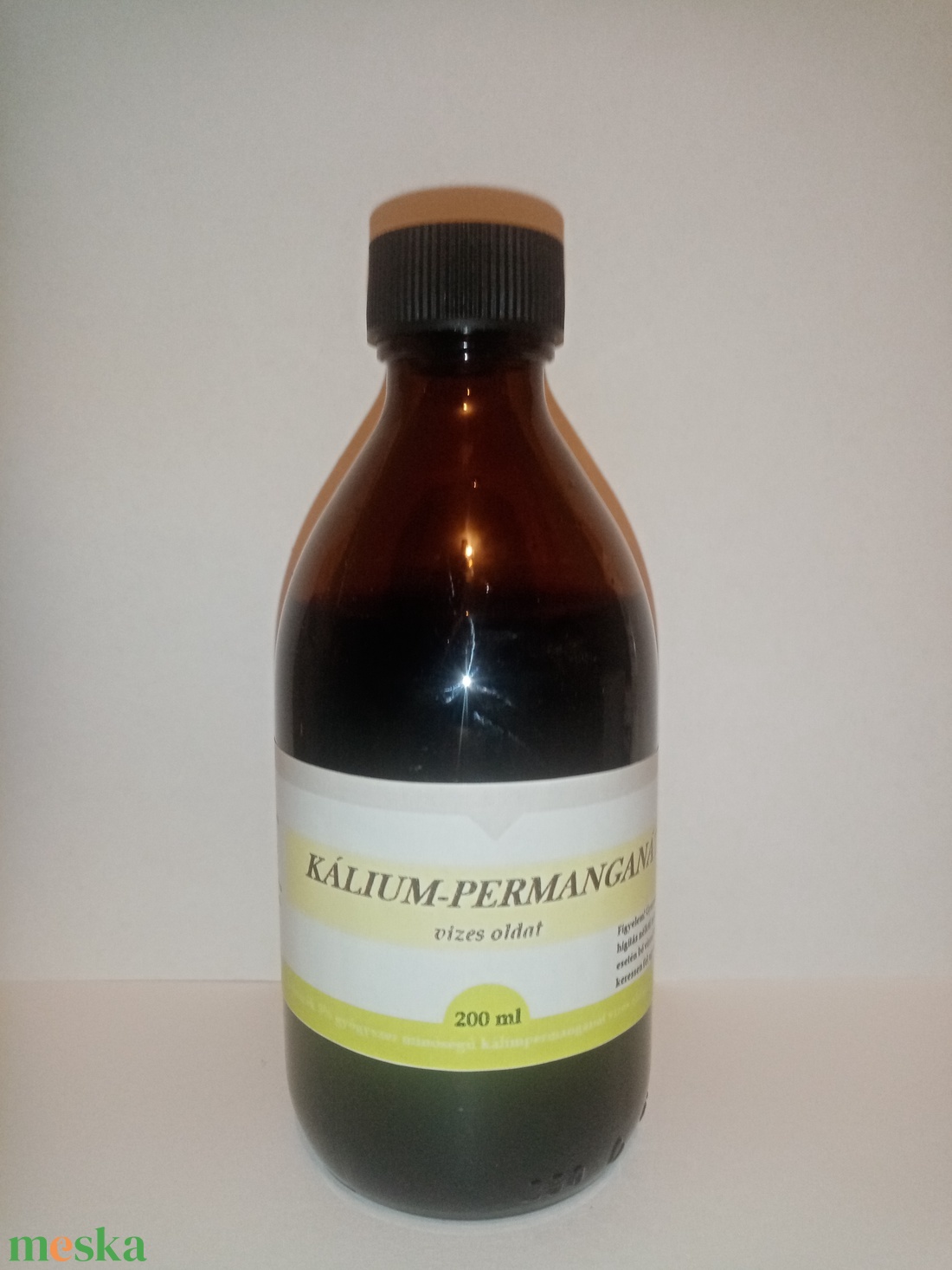 Hipermangán, káliumpermanganát 200 ml - otthon & életmód - ház & kert - szerszám & eszközök - Meska.hu