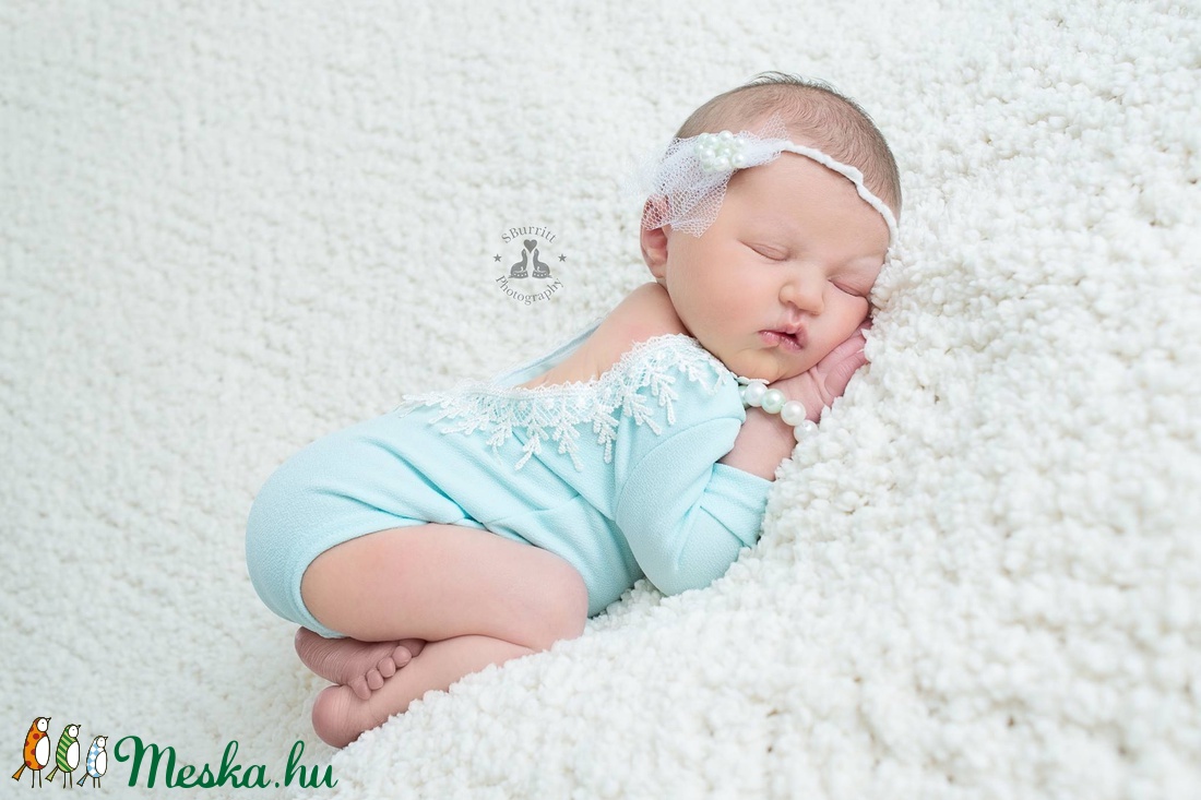 Újszülött menta body szett + fejpánt - ruha & divat - babaruha & gyerekruha - babafotózási ruha és kellék - Meska.hu Újszülött menta body szett + fejpánt - ruha & divat - babaruha & gyerekruha - babafotózási ruha és kellék - Meska.hu