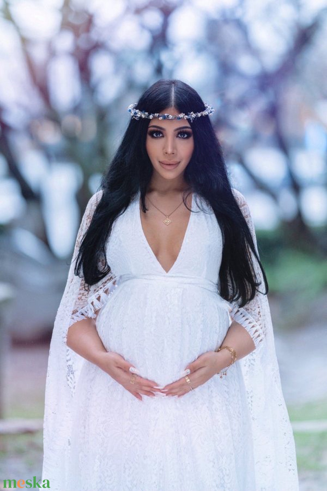 Mathilde boho kismama ruha - esküvő - ruha - menyasszonyi ruha - Meska.hu Mathilde boho kismama ruha - esküvő - ruha - menyasszonyi ruha - Meska.hu
