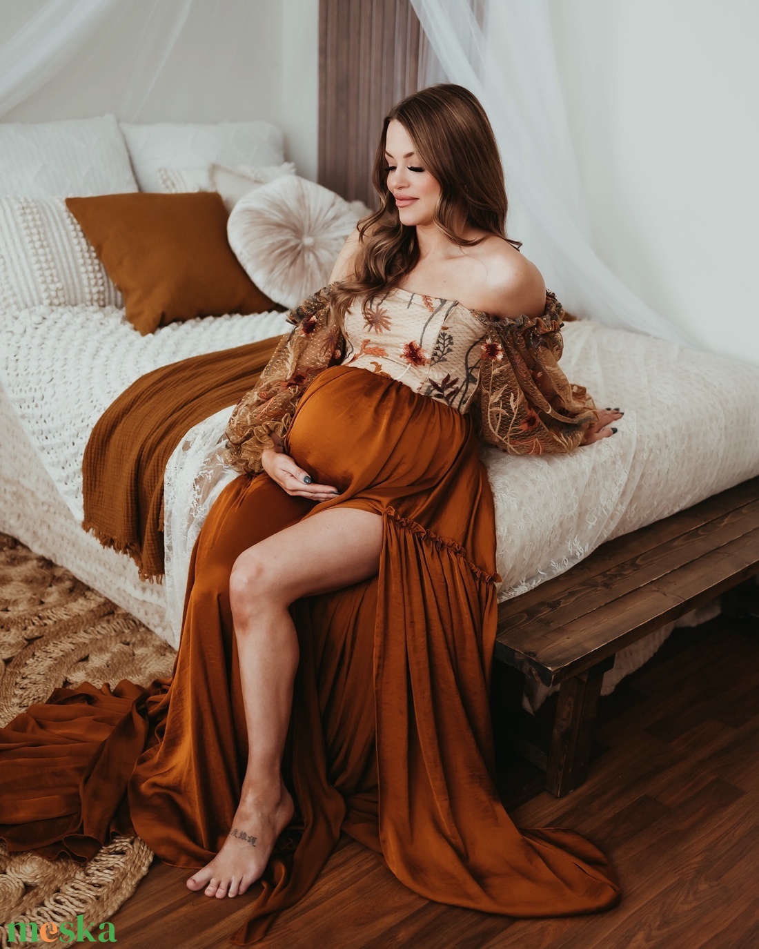 Denise kismama ruha - ruha & divat - női ruha - kismamaruha - Meska.hu