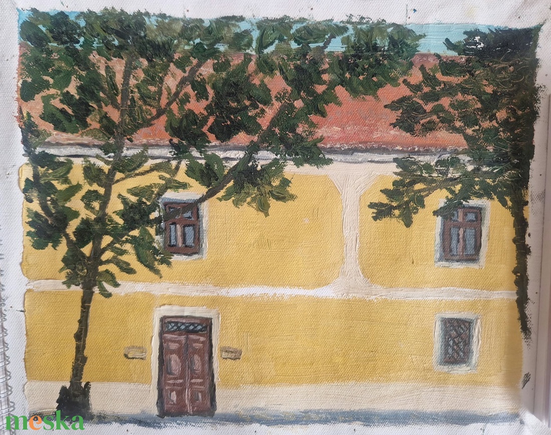Múzeum utca, Pécs (Museum Streeet) - művészet - festmény - olajfestmény - Meska.hu