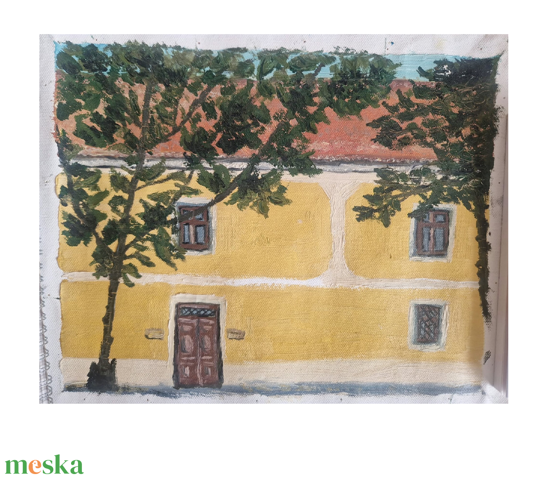 Múzeum utca, Pécs (Museum Streeet) - művészet - festmény - olajfestmény - Meska.hu