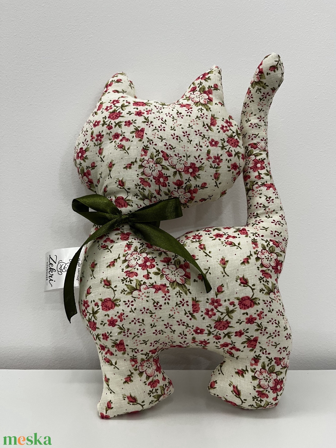 ZEKRI Handmade Cica - Áfonya - játék & sport - plüssállat & játékfigura - cica - Meska.hu