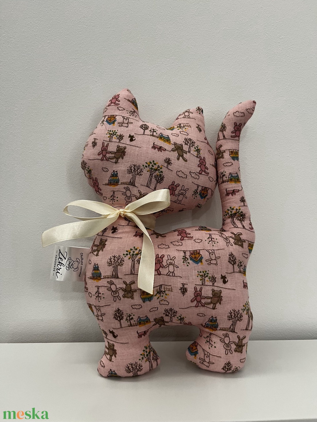 ZEKRI Handmade Cica - Mirtill - játék & sport - plüssállat & játékfigura - cica - Meska.hu