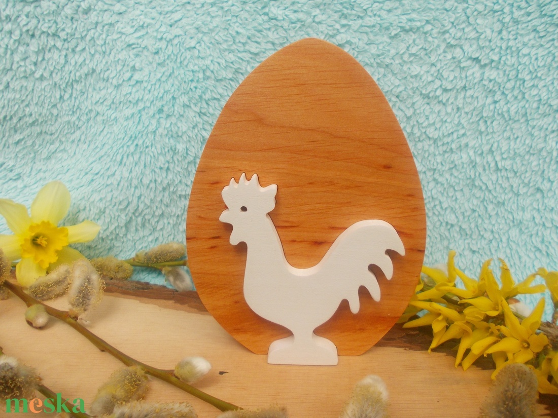 Fa kakas tojásban - otthon & életmód - dekoráció - asztal és polc dekoráció - asztaldísz - Meska.hu