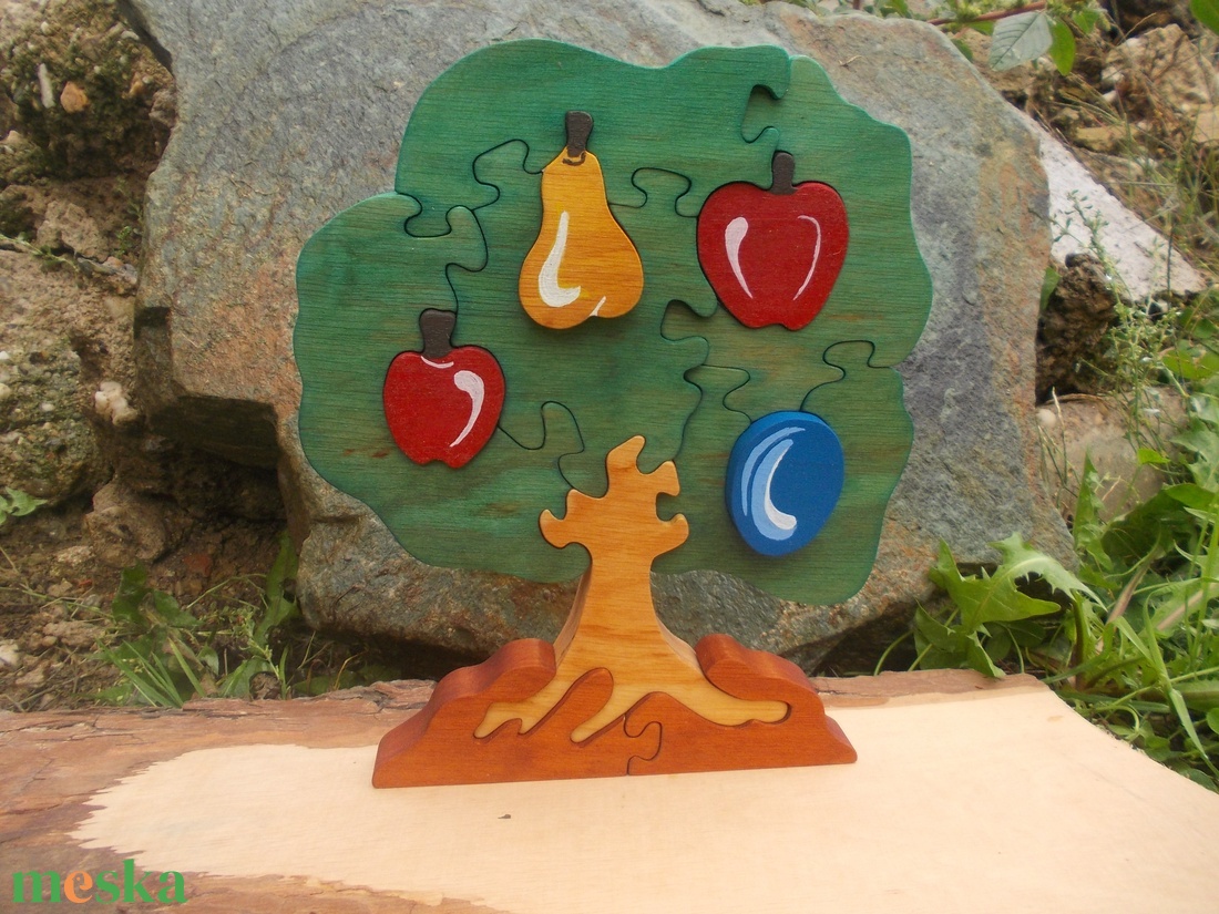 Gyümölcsfa puzzle - játék & sport - puzzle - forma puzzle - Meska.hu