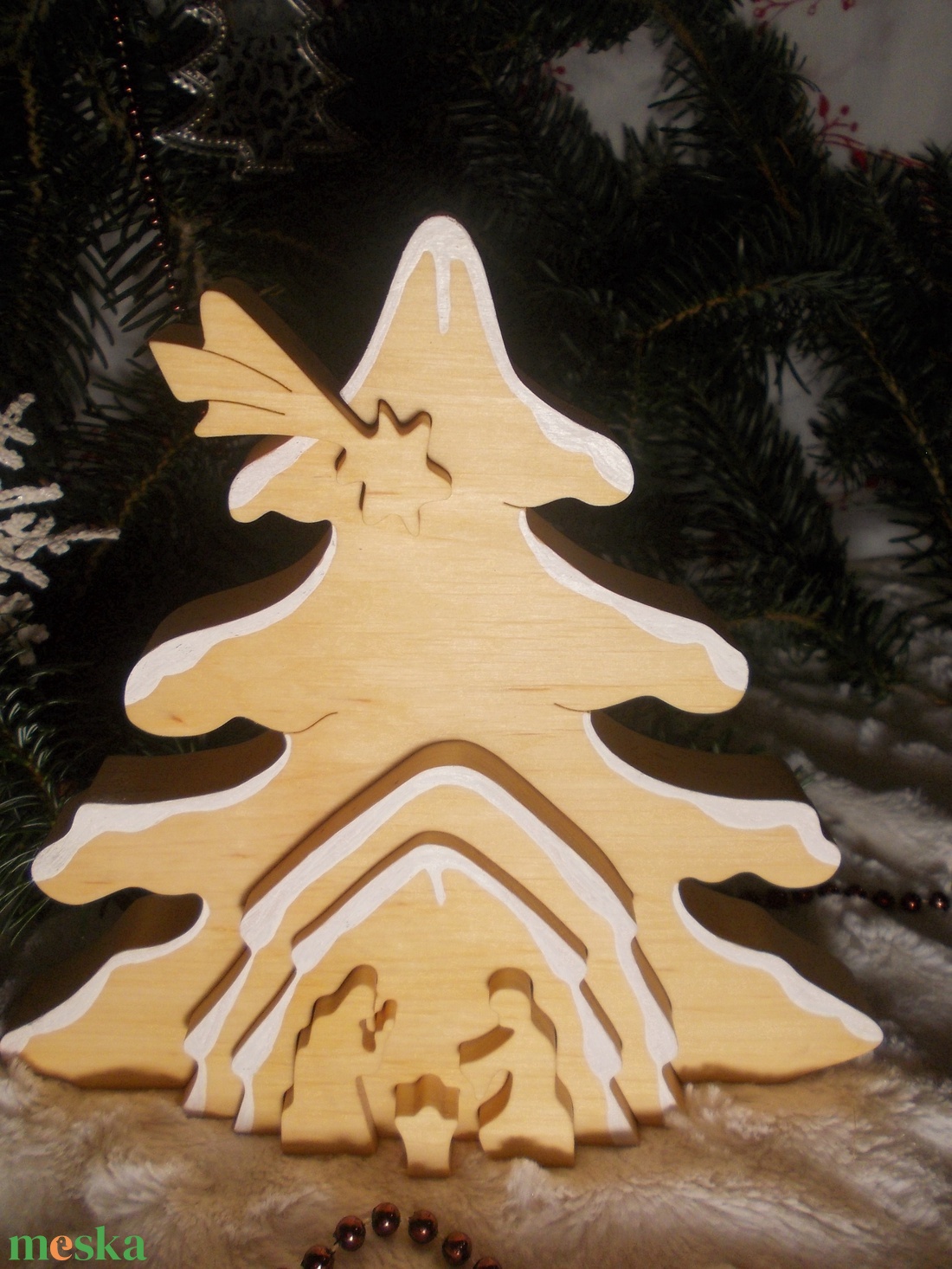 3D Betlehem havas - karácsony - karácsonyi lakásdekoráció - karácsonyi lakásdíszek - Meska.hu