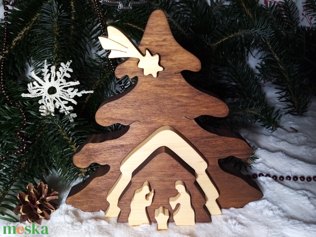 3D Betlehem pácolt - karácsony - karácsonyi lakásdekoráció - karácsonyi lakásdíszek - Meska.hu