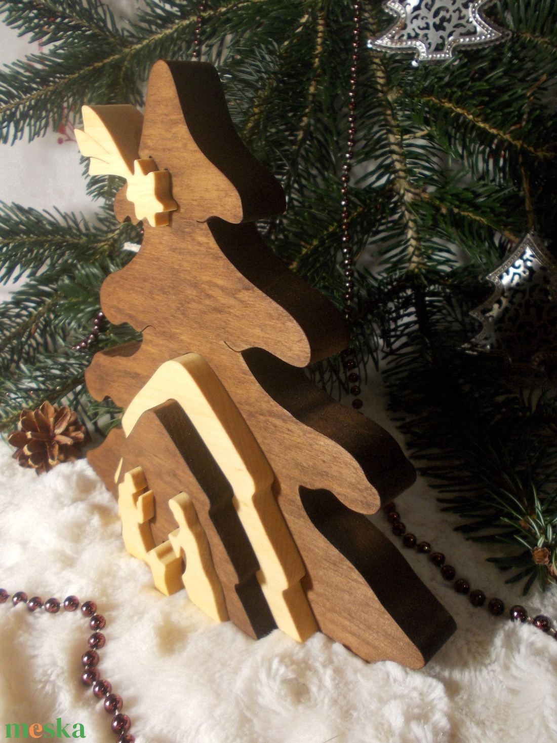 3D Betlehem pácolt - karácsony - karácsonyi lakásdekoráció - karácsonyi lakásdíszek - Meska.hu