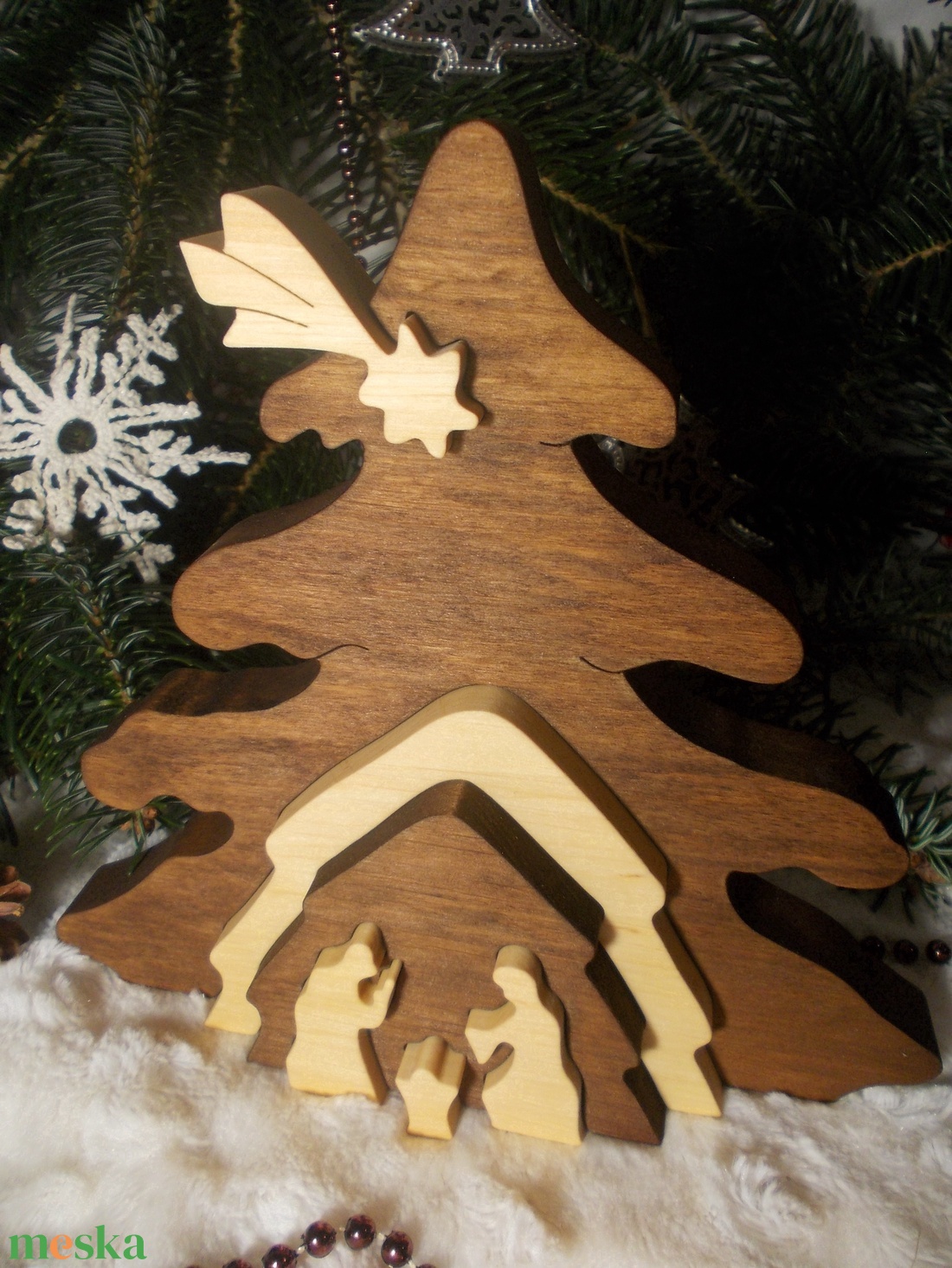 3D Betlehem pácolt - karácsony - karácsonyi lakásdekoráció - karácsonyi lakásdíszek - Meska.hu