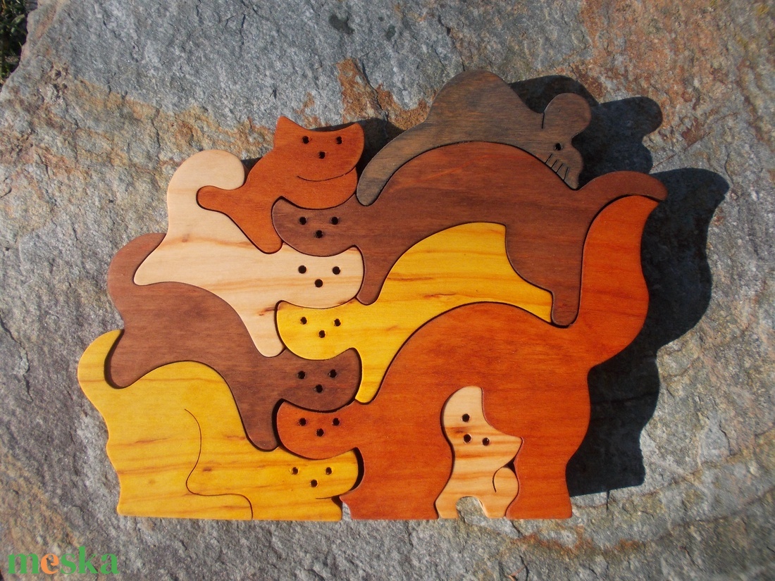 Macska kupac - játék & sport - puzzle - forma puzzle - Meska.hu