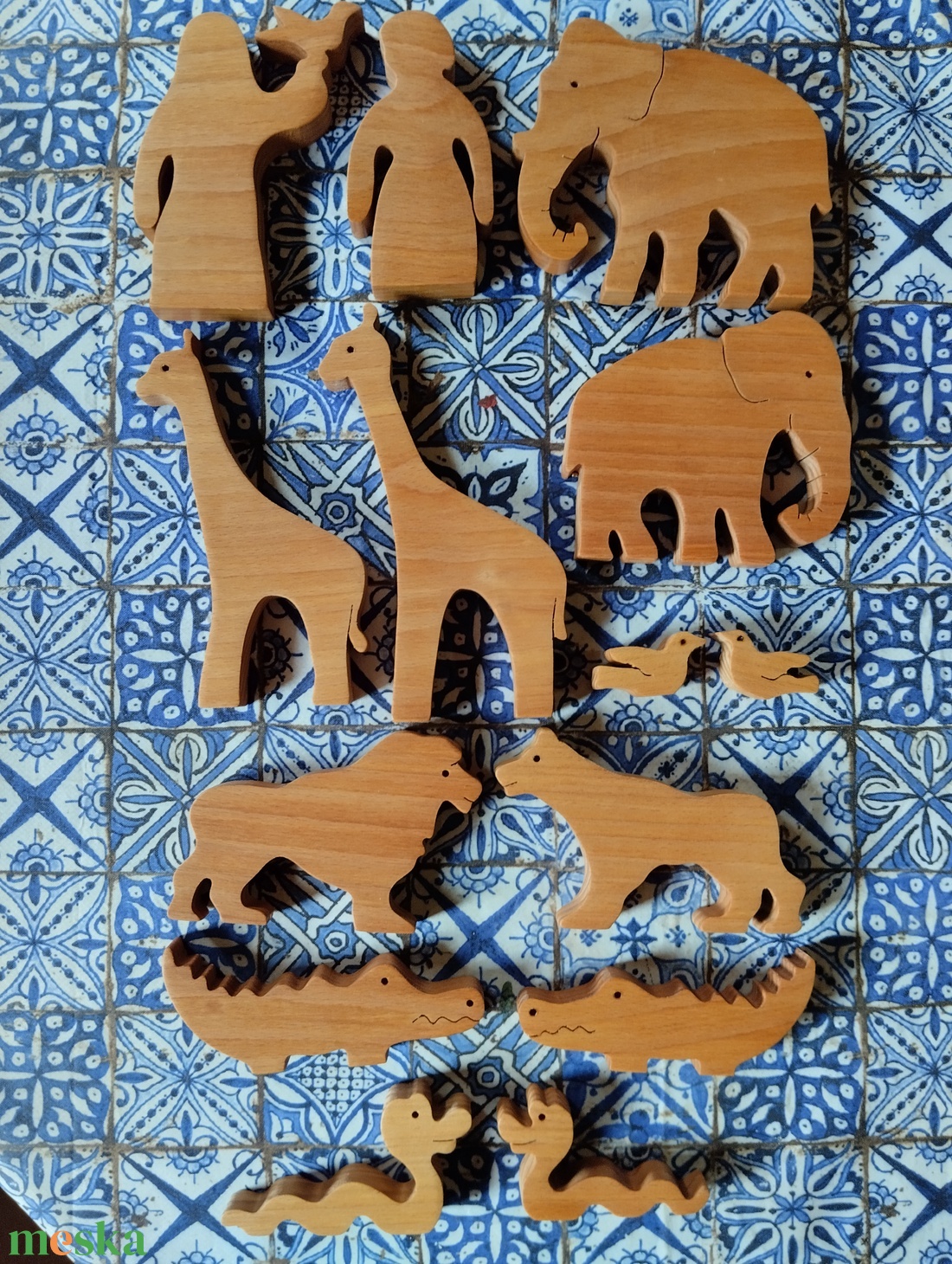 Noé állatokkal - játék & sport - építőjáték - Meska.hu