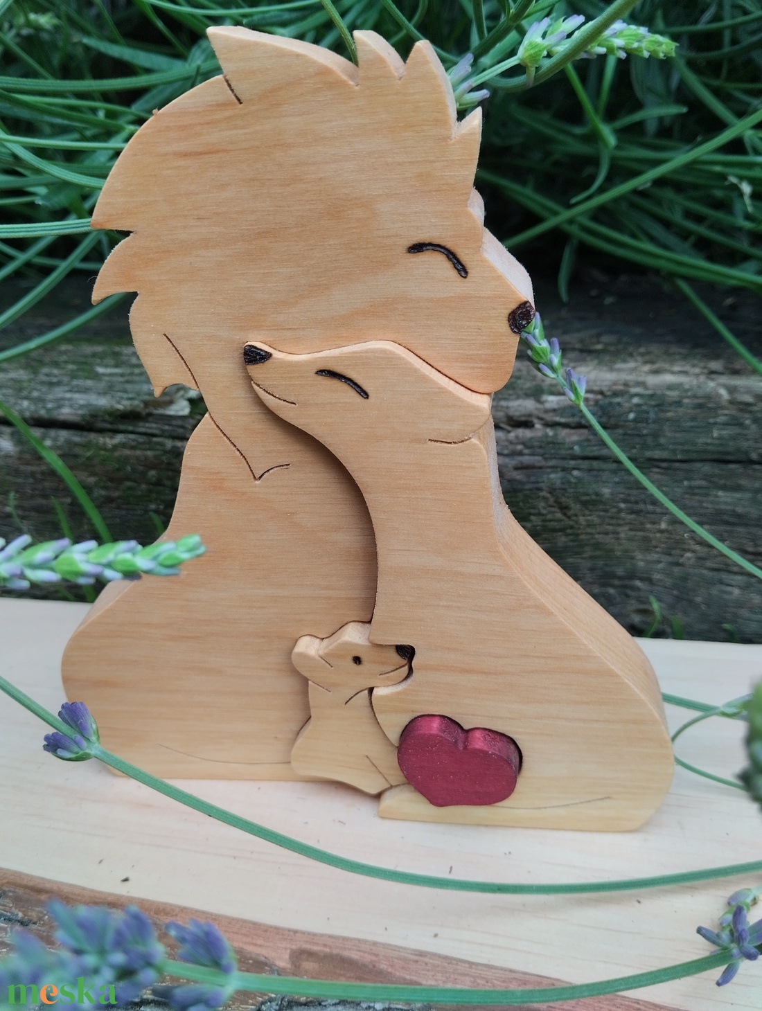 Oroszlán Család 1-Rendelhető! - otthon & életmód - dekoráció - dísztárgy - Meska.hu