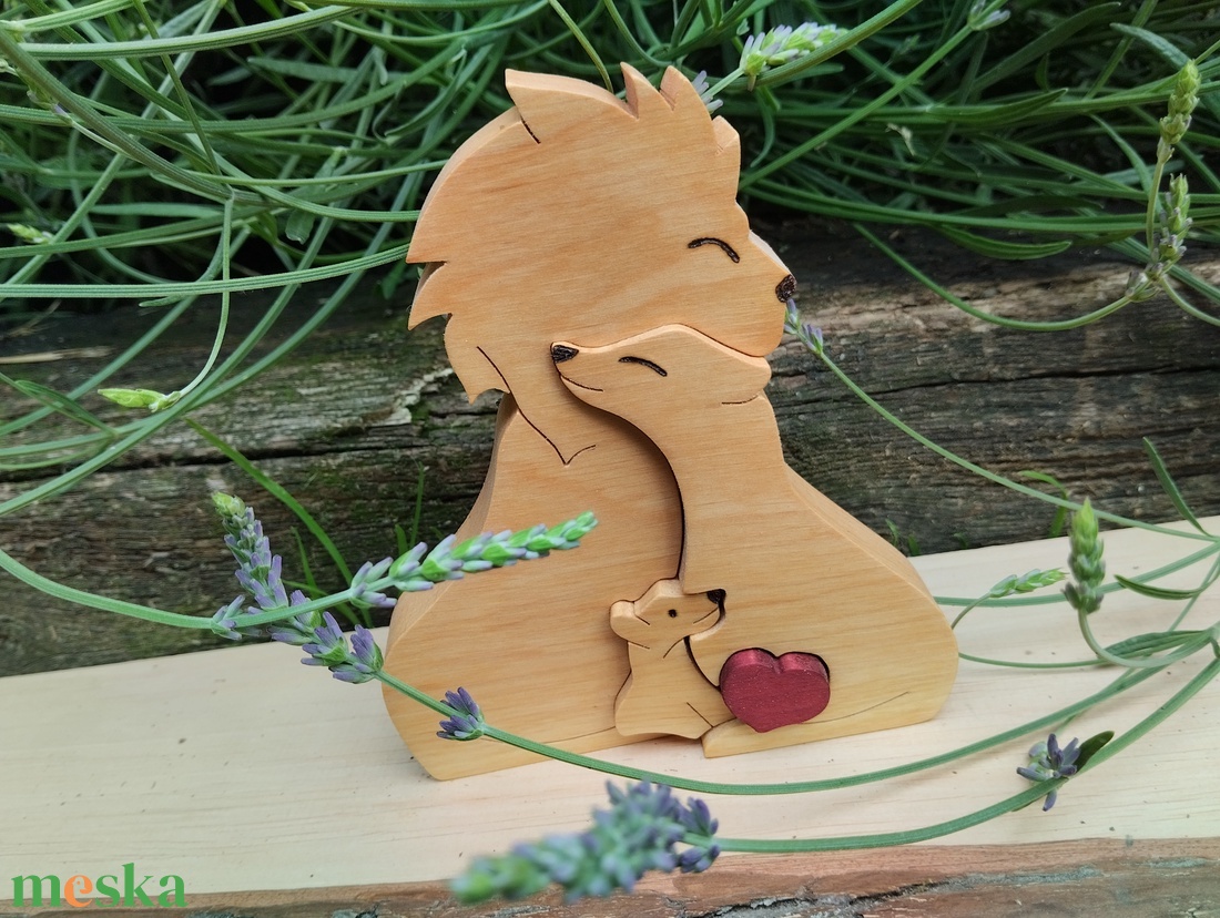 Oroszlán Család 1-Rendelhető! - otthon & életmód - dekoráció - dísztárgy - Meska.hu