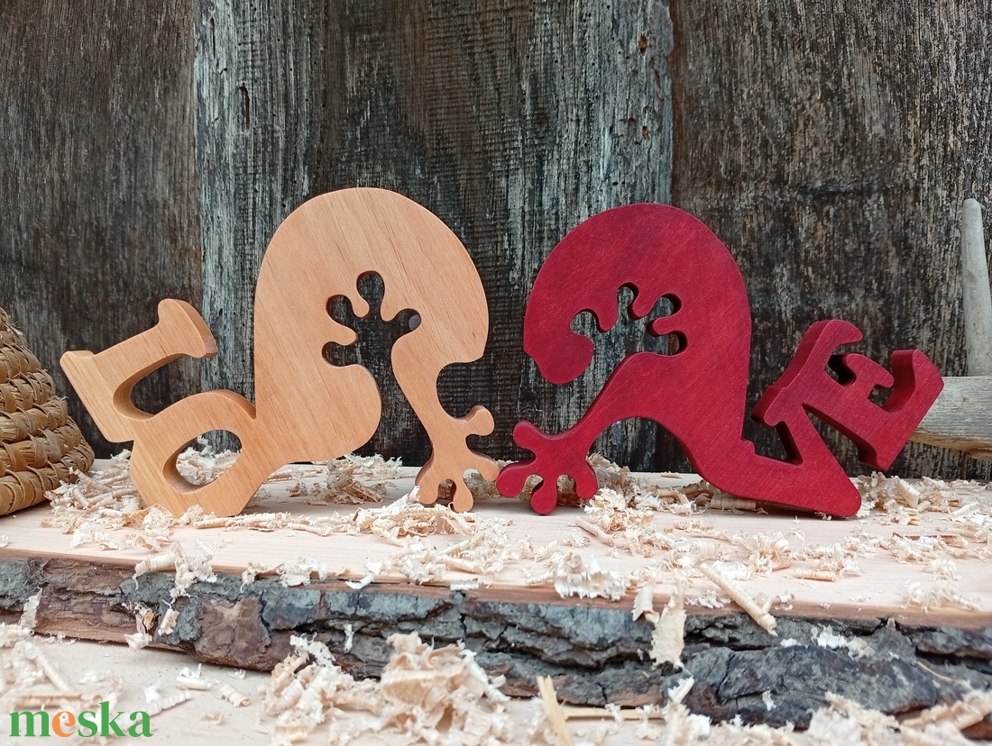 Ölelkező szívek LOVE felirattal - otthon & életmód - dekoráció - dísztárgy - Meska.hu