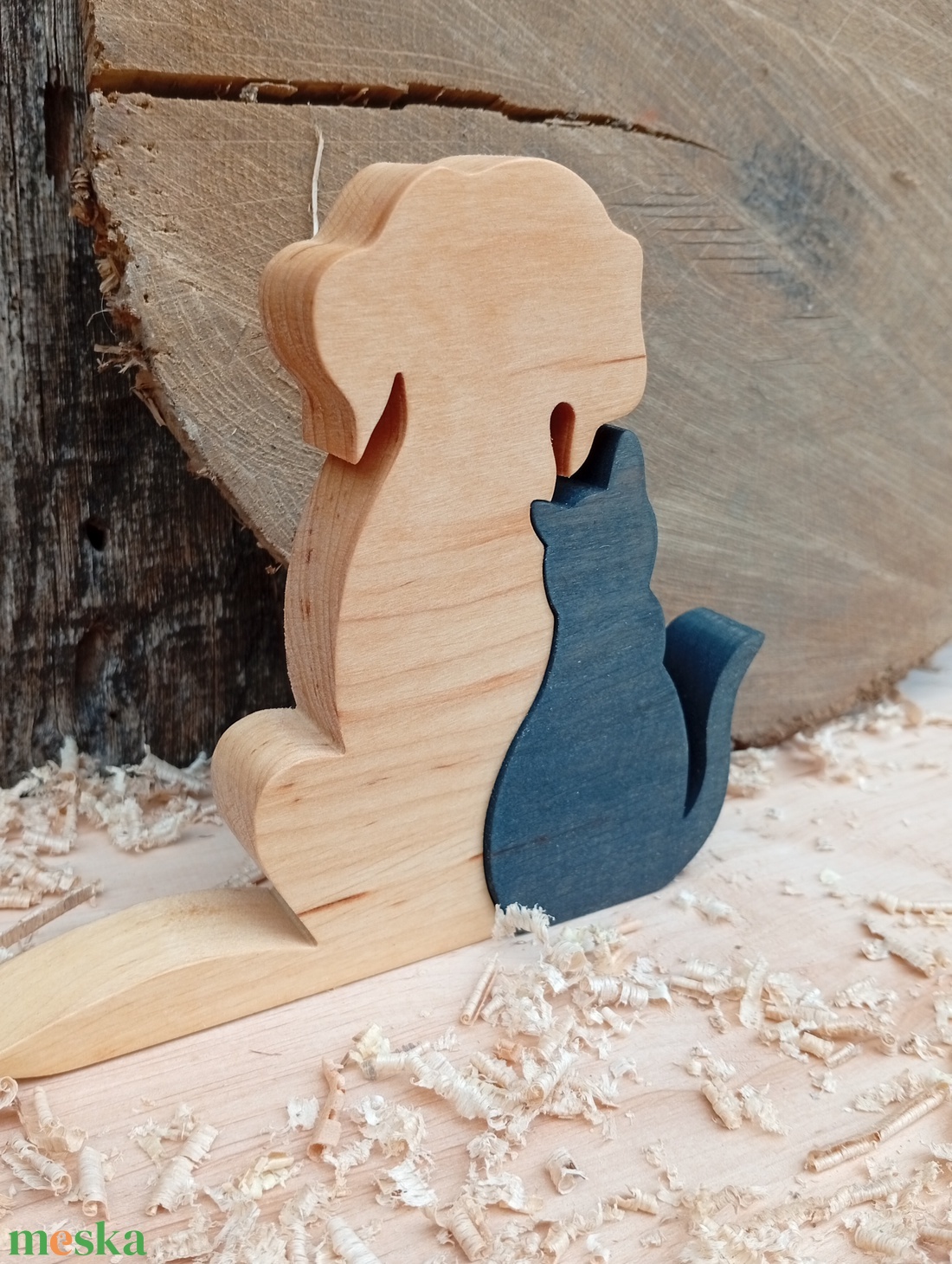 Kutya és macska  - otthon & életmód - dekoráció - dísztárgy - Meska.hu