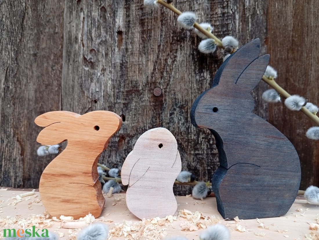 Nyúl család - otthon & életmód - dekoráció - dekoratív figurák és szobrok - Meska.hu