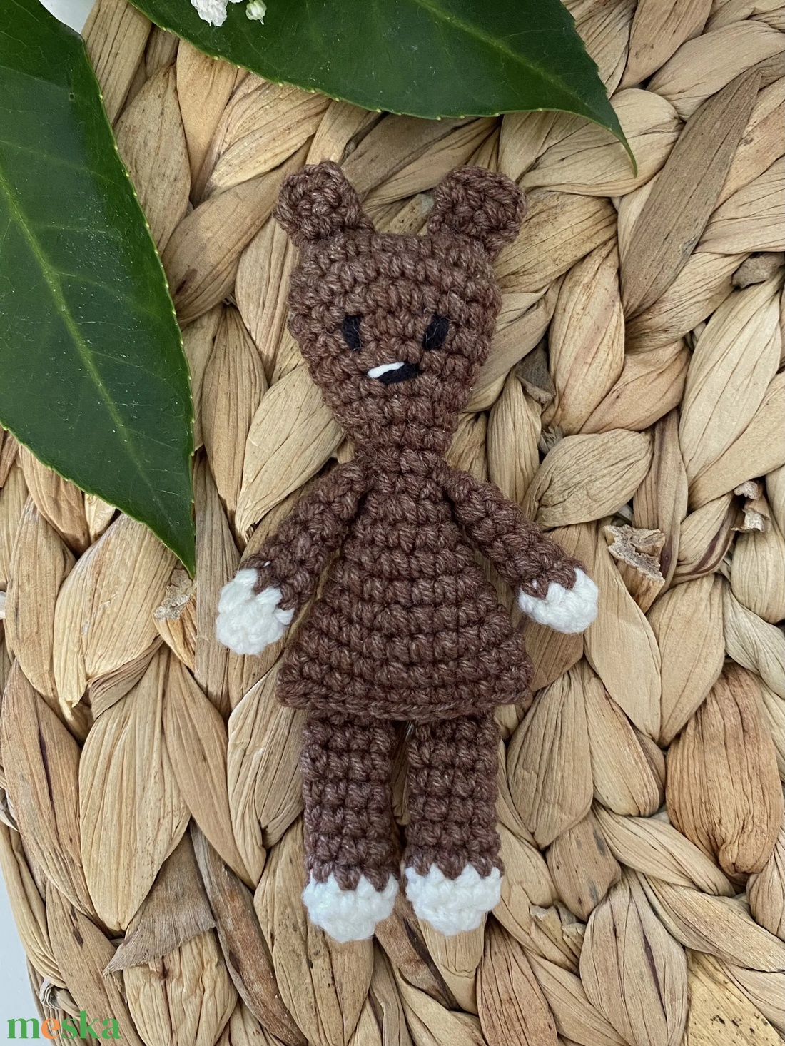 Horgolt Mr. Bean Teddy maci - játék & sport - plüssállat & játékfigura - maci - Meska.hu